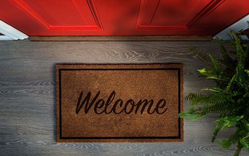 Footprints Floors in Colorado Springs recommends using doormats to keep your flooring looking its best this summer!