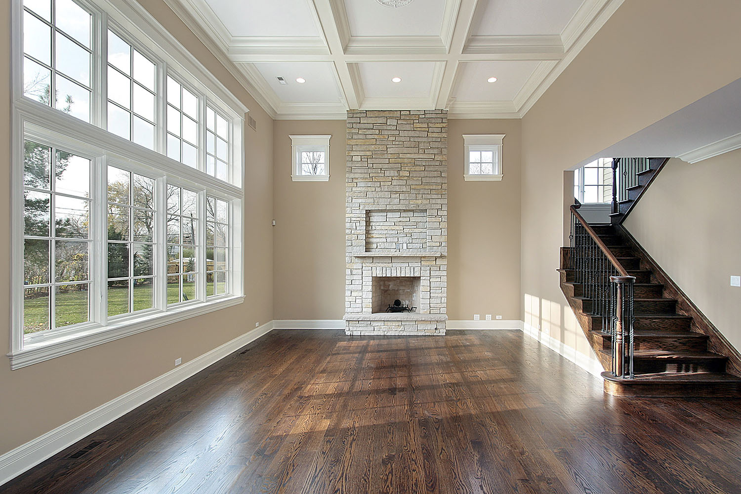 Hardwood is a classic that Footprints Floors are experts at installing!