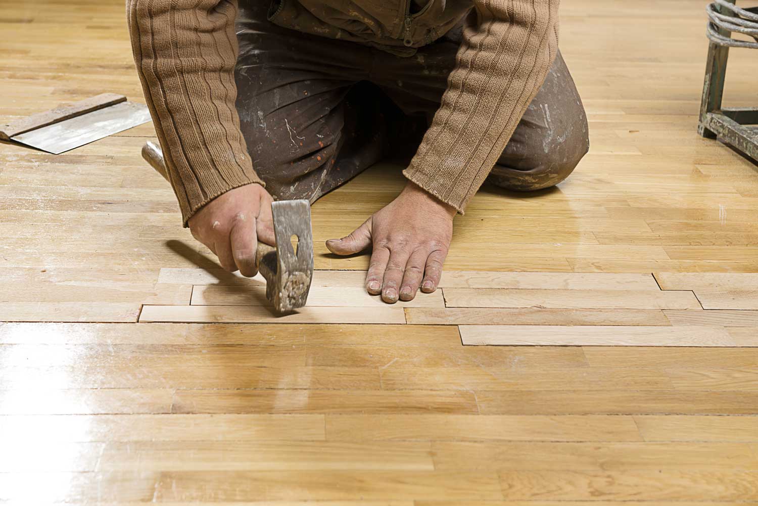 Hardwood flooring refinishing & installation in Houston.