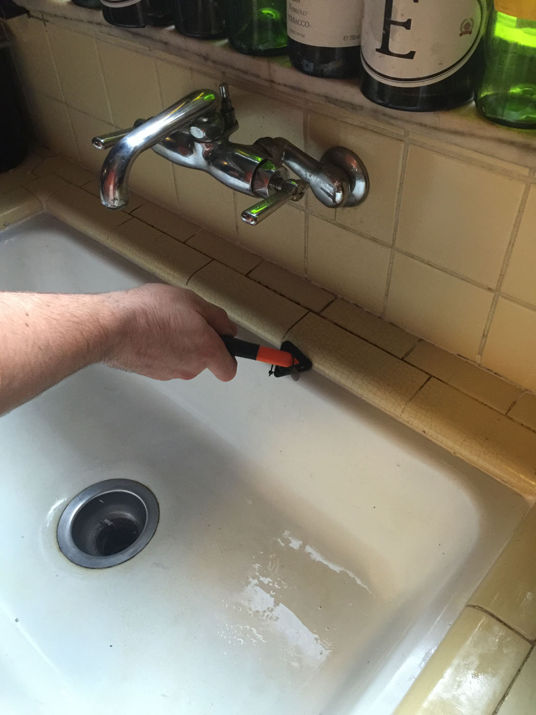 service pro working on a drain WyattWorks