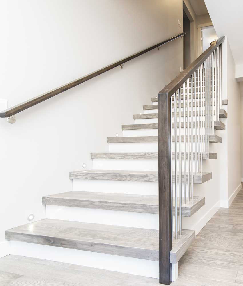 Flooring for stairs installation in Houston.