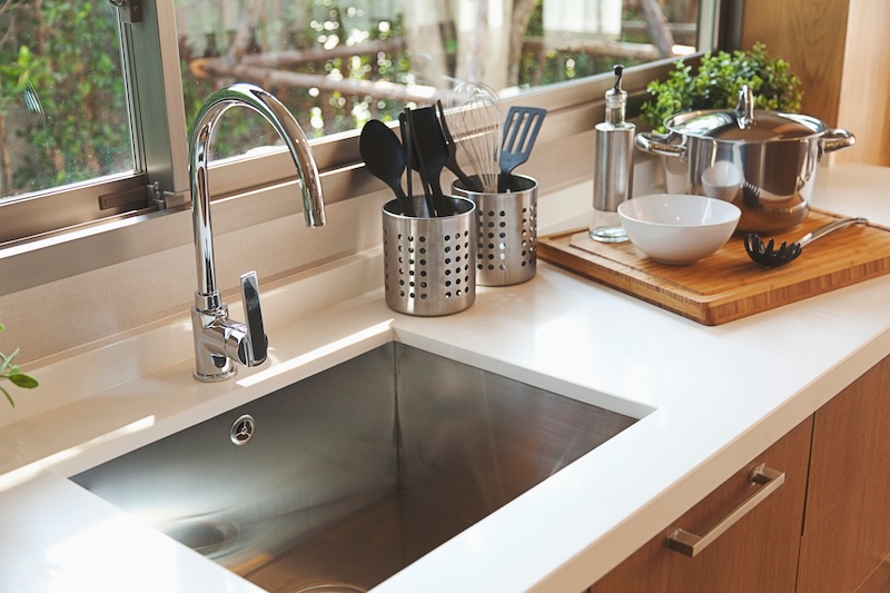An image of a kitchen sink.